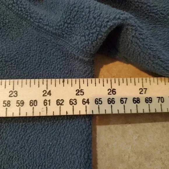 L L Bean XL Tall Full Zip Fleece Jacket Blue Gray - Picture 6 of 7